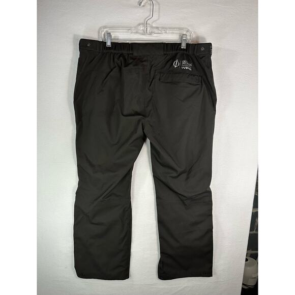 Oscar Jacobson WPS Golf Rain Pants Black Windbreaker Rain Protection Size XL - Picture 2 of 12